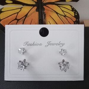 Earrings Set (Stars) Stainless Steel